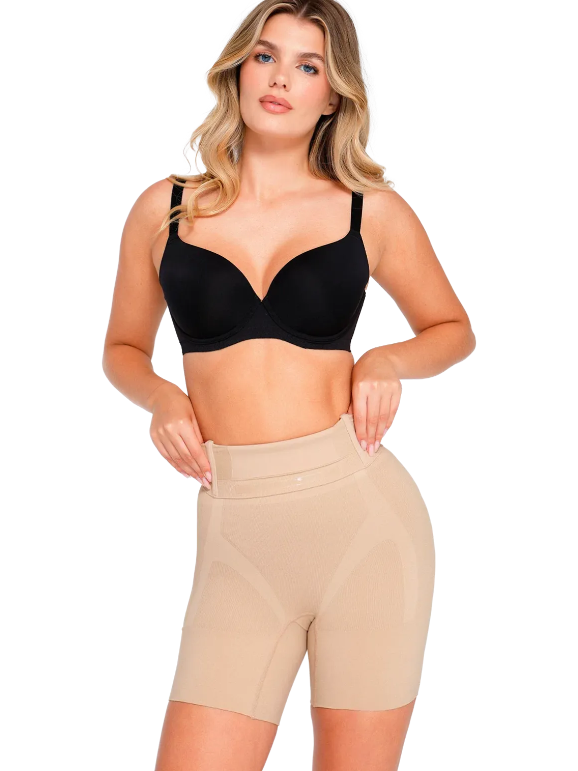 Seamless Tummy Control Mid-Thigh Shaping Shorts
