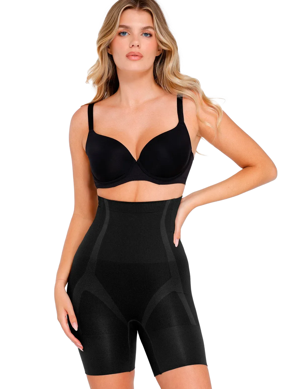 Seamless Tummy Control Mid-Thigh Shaping Shorts