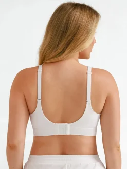 Seamless Wireless Adjustable Wide-Strap T-Shirt Bra
