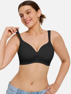 Seamless Wireless Adjustable Comfort Support Bra