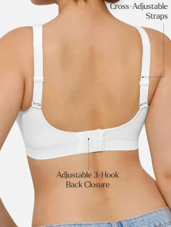 Seamless Wireless Adjustable Comfort Support Bra