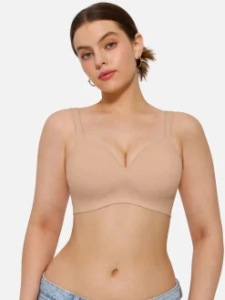 Seamless Wireless Adjustable Comfort Support Bra