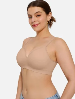 Seamless Wireless Adjustable Comfort Support Bra