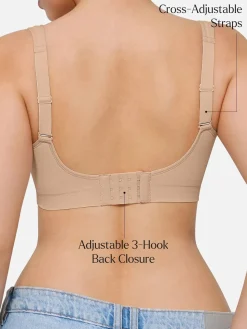 Seamless Wireless Adjustable Comfort Support Bra