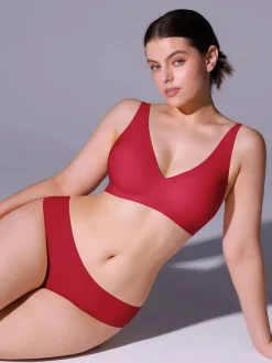 Seamless Wireless Jelly Comfort Plunge Bra
