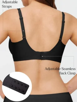 Seamless Wireless Jelly Comfort Plunge Bra