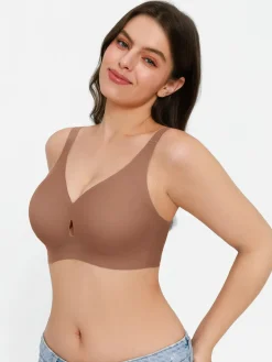 Seamless Wireless Jelly Contour Support Bra