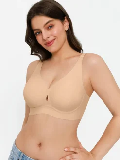 Seamless Wireless Jelly Contour Support Bra