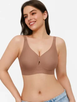 Seamless Wireless Jelly Contour Support Bra