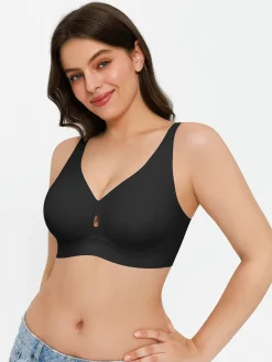 Seamless Wireless Jelly Contour Support Bra