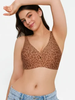 Seamless Wireless Jelly Contour Support Bra