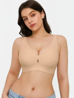Seamless Wireless Jelly Contour Support Bra