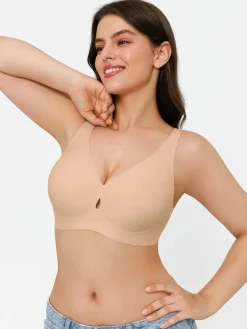 Seamless Wireless Jelly Contour Support Bra