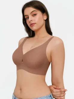 Seamless Wireless Jelly Contour Support Bra