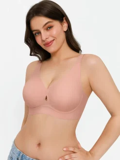 Seamless Wireless Jelly Contour Support Bra