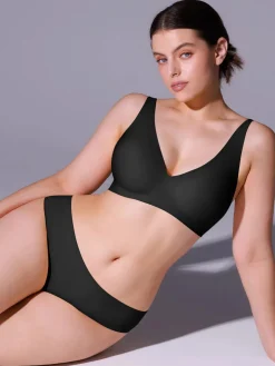 Seamless Wireless Jelly Leopard Contour Minimizer Support Bra