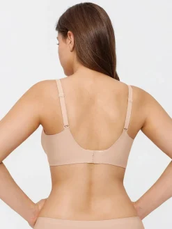 Seamless Wireless Jelly Leopard Contour Minimizer Support Bra
