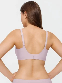 Seamless Wireless Jelly Leopard Contour Minimizer Support Bra