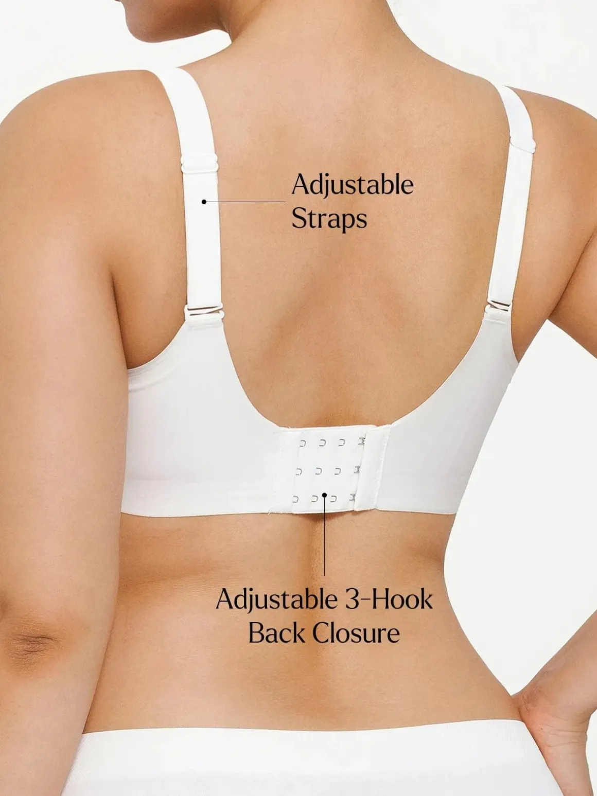 Seamless Wireless Ruched Comfort Minimizer Bra