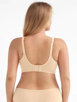 Seamless Wireless Wide-Strap Everyday Bra
