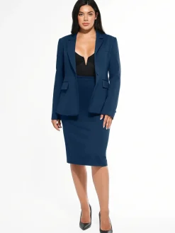Shape-Sculpting Fitted Blazer
