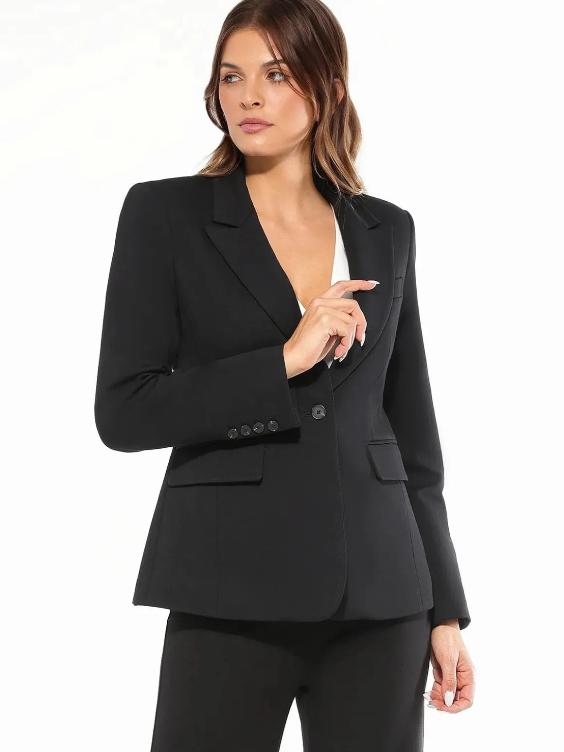 Shape-Sculpting Fitted Blazer