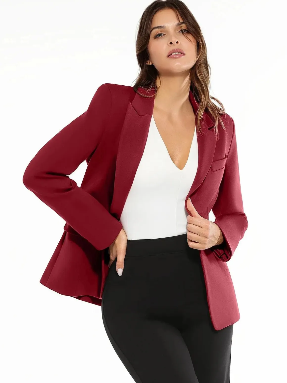Shape-Sculpting Fitted Blazer