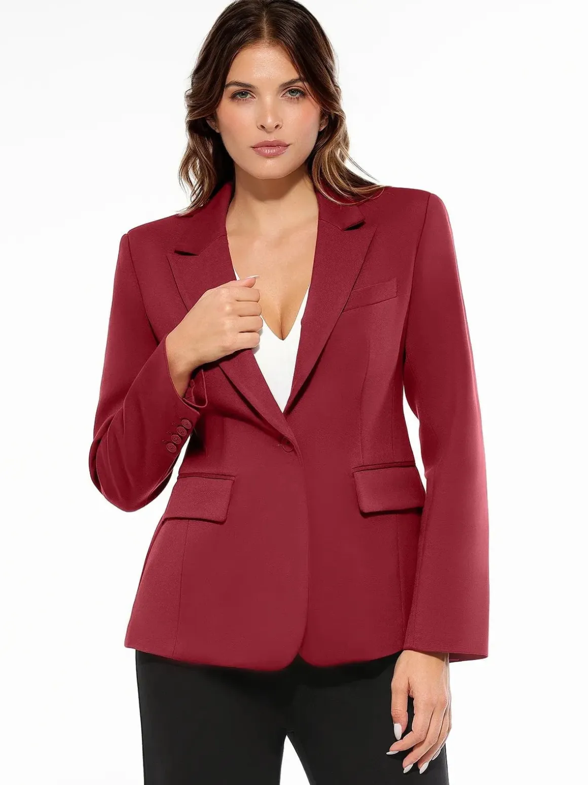 Shape-Sculpting Fitted Blazer