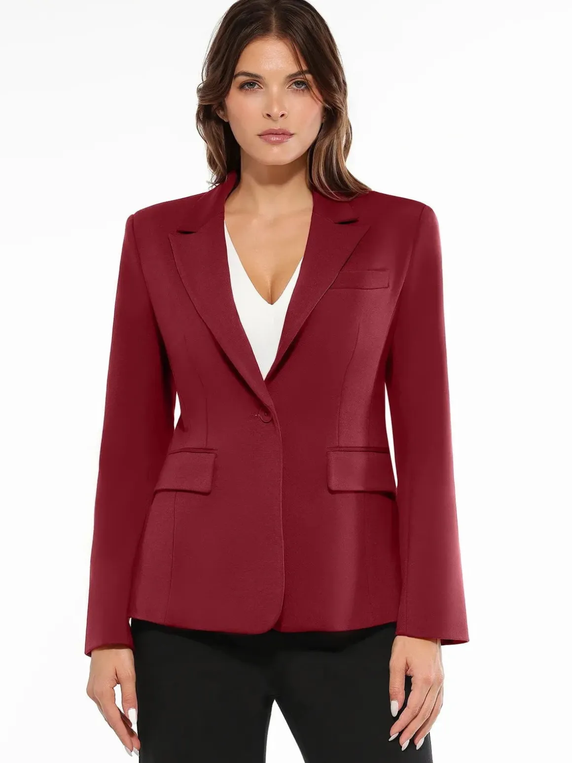 Shape-Sculpting Fitted Blazer