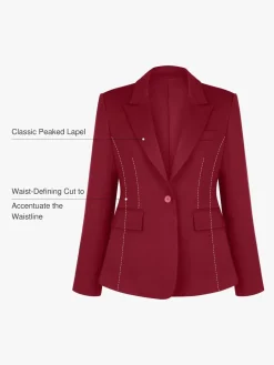 Shape-Sculpting Fitted Blazer