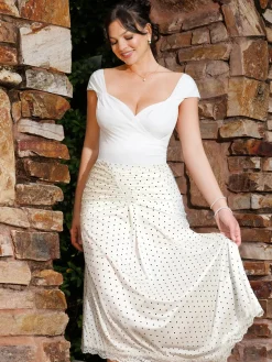 Shapewear Asymmetric Ruched Lace Midi Skirt