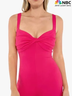 Shapewear Bias Twist Smooth Sculpting Jumpsuit
