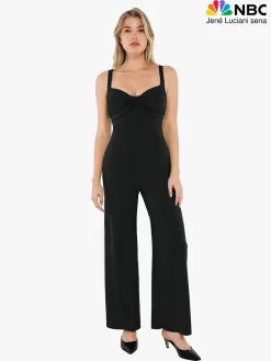Shapewear Bias Twist Smooth Sculpting Jumpsuit