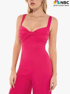 Shapewear Bias Twist Smooth Sculpting Jumpsuit