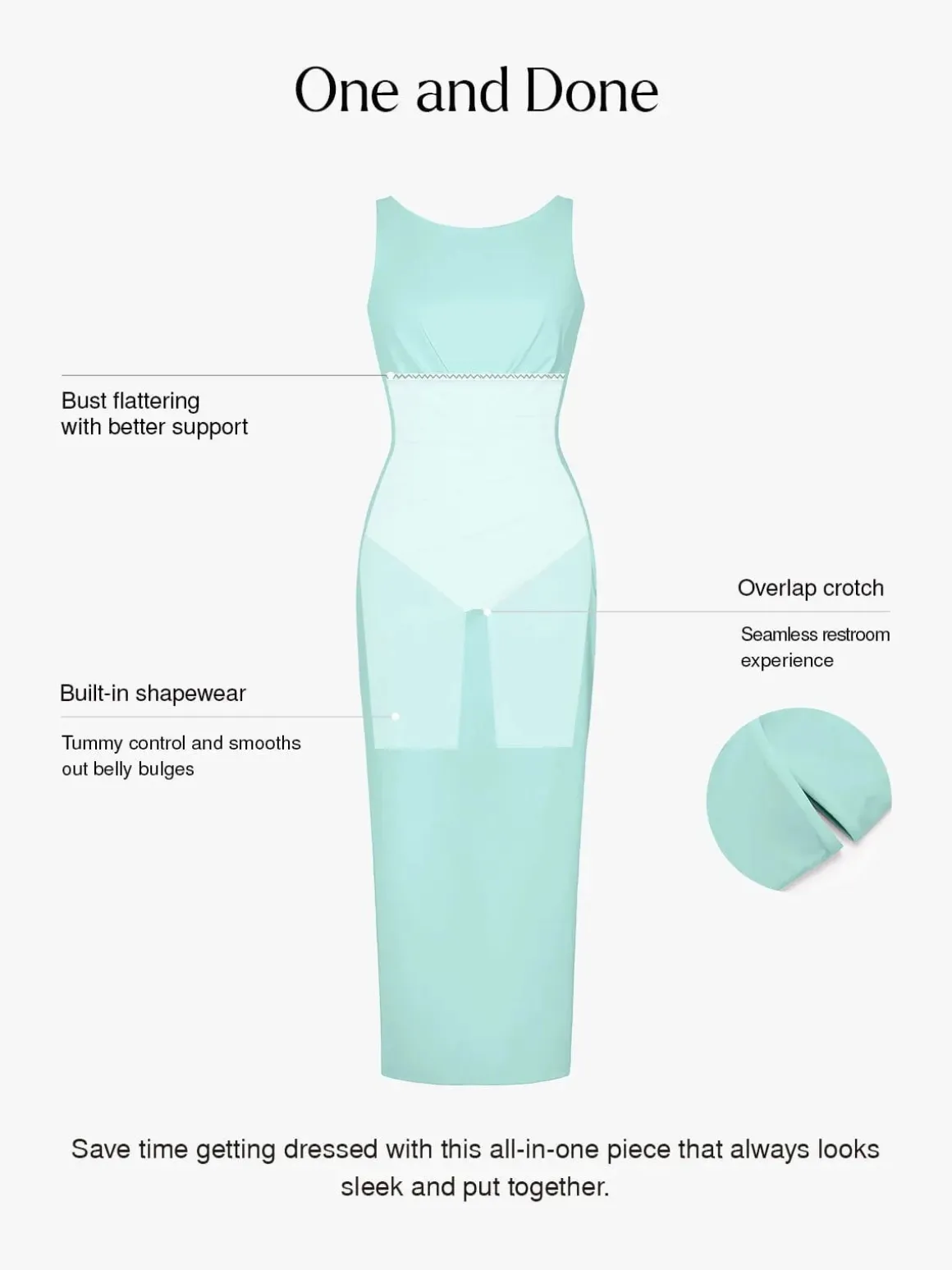 Shapewear Boatneck Draped Sculpting Maxi Dress