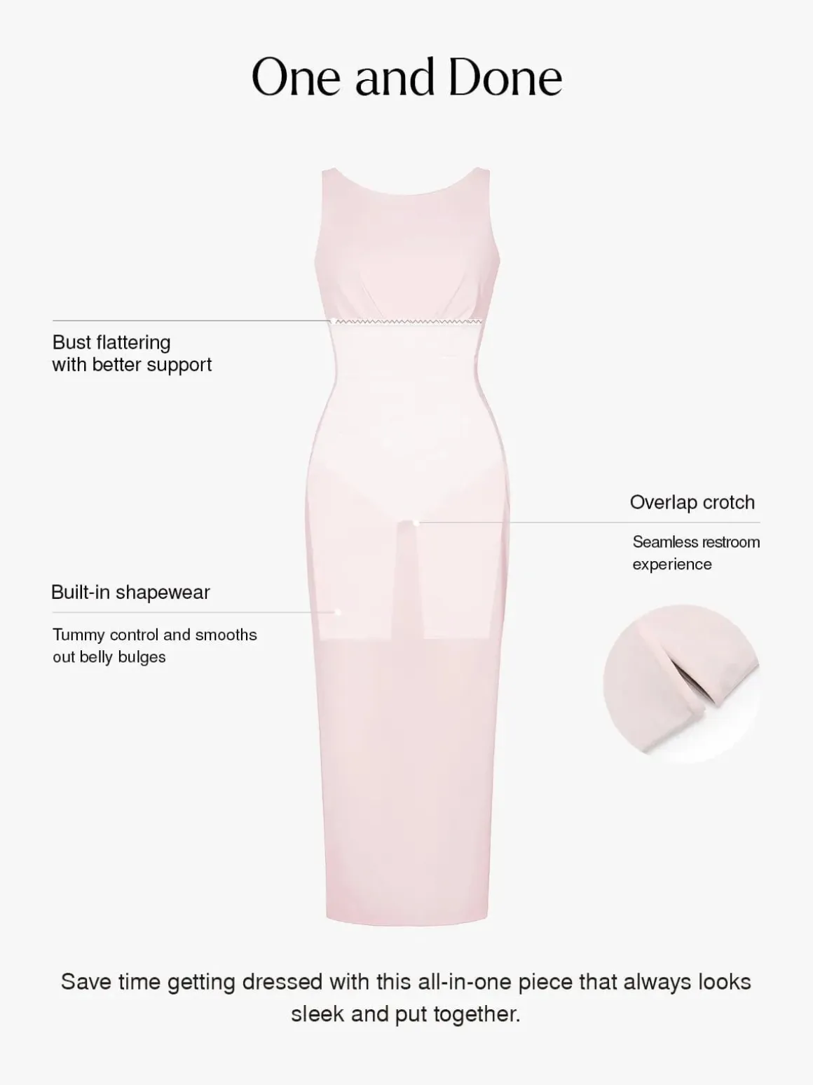 Shapewear Boatneck Draped Sculpting Maxi Dress
