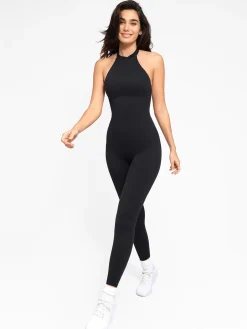 Shapewear Body-Sculpting Halter Neck Jumpsuit
