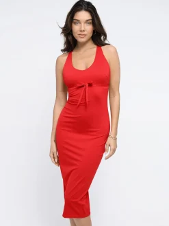 Shapewear Built-In Sculpting Midi Dress or Jumpsuit