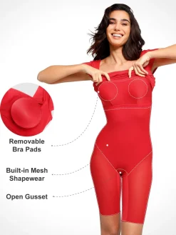 Shapewear Built-In Sculpting Midi Dress or Jumpsuit
