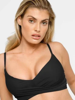 Shapewear Bust-Enhancing Draped Bikini Top
