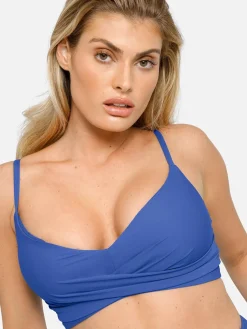 Shapewear Bust-Enhancing Draped Bikini Top