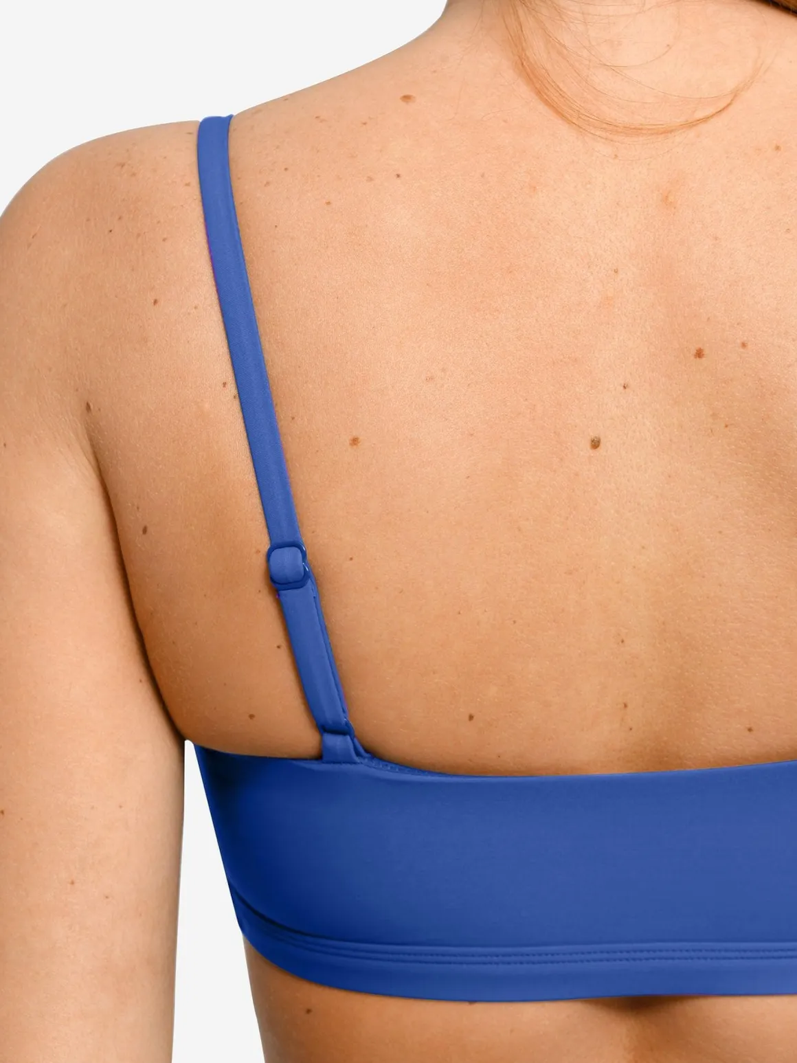 Shapewear Bust-Enhancing Draped Bikini Top