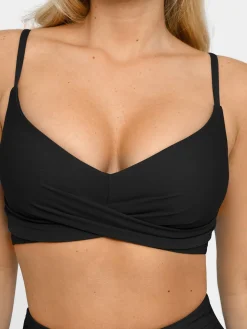 Shapewear Bust-Enhancing Draped Bikini Top