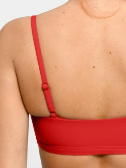 Shapewear Bust-Enhancing Draped Bikini Top