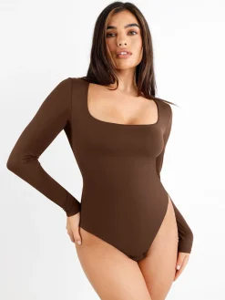 Shapewear Cloudsense Long Sleeve Seamless Bodysuit