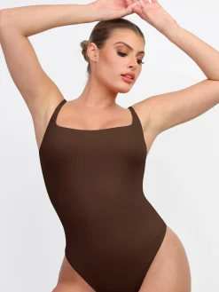 Shapewear Cloudsense Sculpting High-Cut Thong Cami Bodysuit