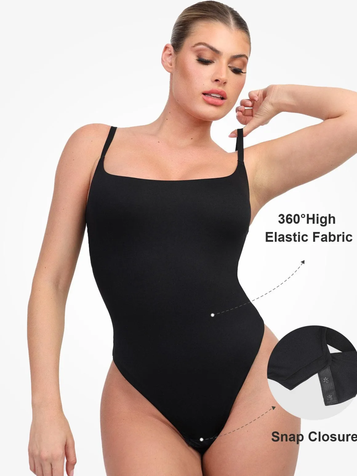 Shapewear Cloudsense Sculpting High-Cut Thong Cami Bodysuit