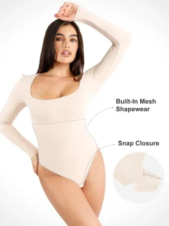 Shapewear Cloudsense Seamless Slimming Thong Bodysuits