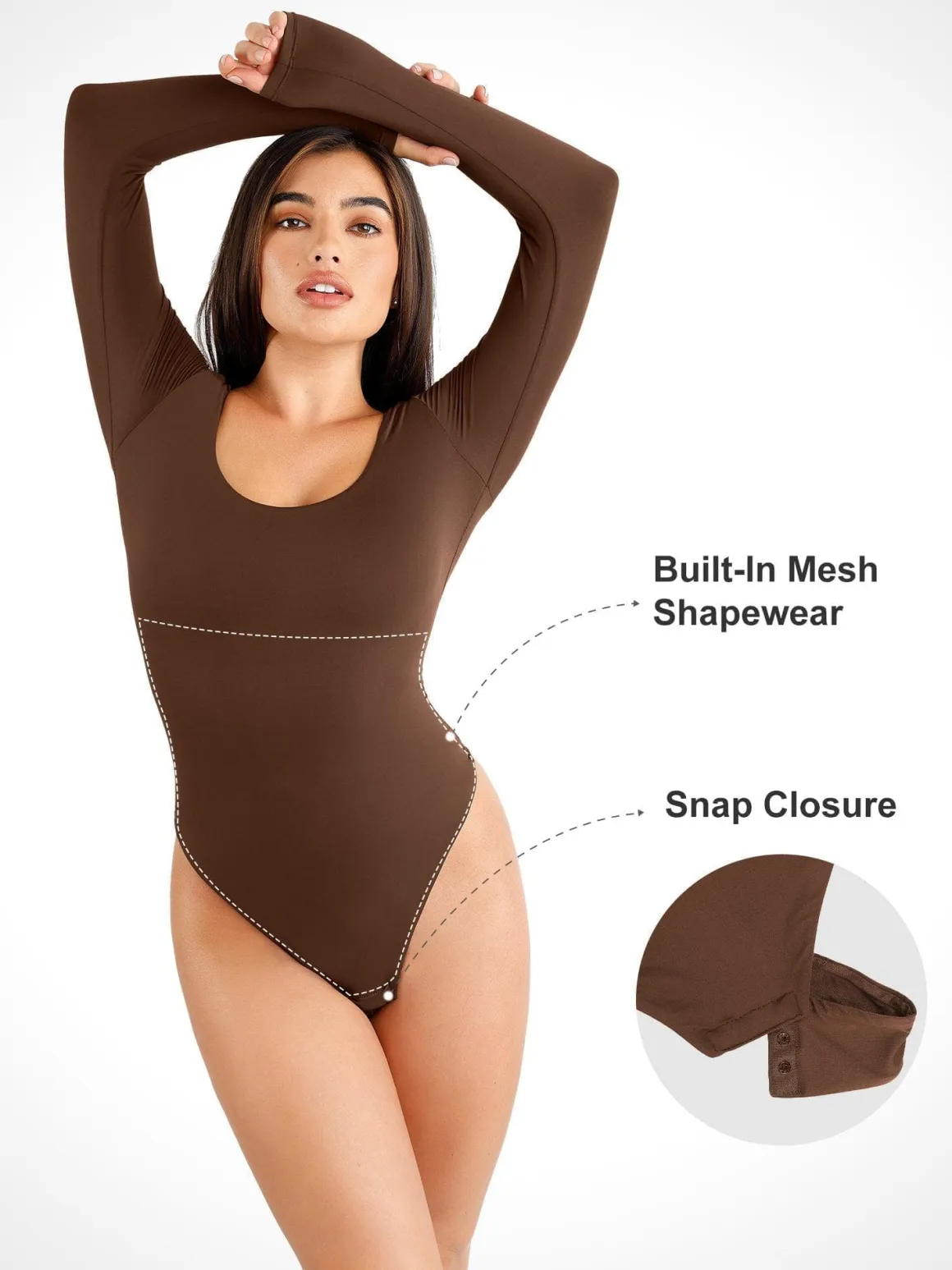 Shapewear Cloudsense Seamless Slimming Thong Bodysuits