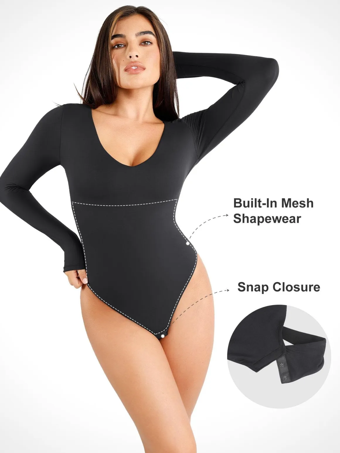 Shapewear Cloudsense Seamless Slimming Thong Bodysuits